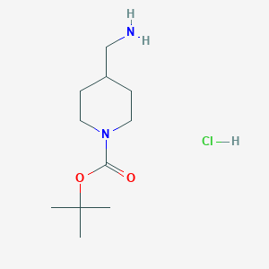 molecular formula C11H23ClN2O2 B1333995 1-Boc-4-(Aminomethyl)piperidine hydrochloride CAS No. 359629-16-6