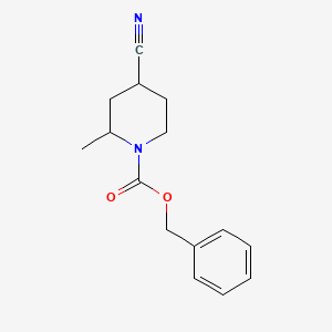 Benzyl 4-cyano-2-methylpiperidine-1-carboxylate