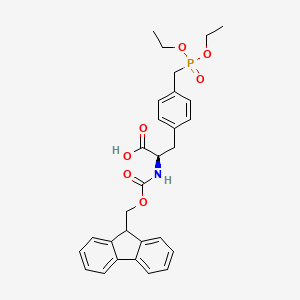 molecular formula C29H32NO7P B1334002 Fmoc-4-diethylphosphomethyl-D-phenylalanine CAS No. 215600-05-8