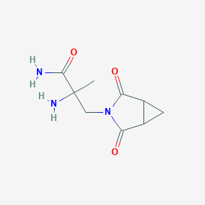 2-Amino-3-(2,4-dioxo-3-azabicyclo[3.1.0]hexan-3-yl)-2-methylpropanamide