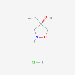 (S)-4-Ethylisoxazolidin-4-ol hydrochloride