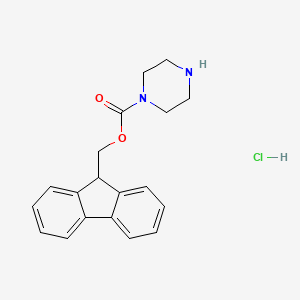molecular formula C19H21ClN2O2 B1334004 Fmoc-哌嗪盐酸盐 CAS No. 215190-22-0