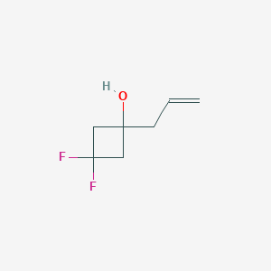 1-Allyl-3,3-difluorocyclobutan-1-ol