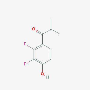 1-(2,3-Difluoro-4-hydroxyphenyl)-2-methylpropan-1-one