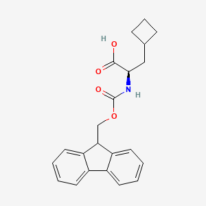 molecular formula C22H23NO4 B1334013 Fmoc-beta-cyclobutyl-D-ala-OH CAS No. 478183-63-0