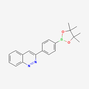 3-(4-(4,4,5,5-Tetramethyl-1,3,2-dioxaborolan-2-yl)phenyl)cinnoline