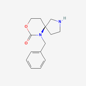 molecular formula C14H18N2O2 B13340186 (S)-6-Benzyl-8-oxa-2,6-diazaspiro[4.5]decan-7-one 