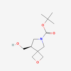 tert-Butyl (R)-8-(hydroxymethyl)-2-oxa-6-azaspiro[3.4]octane-6-carboxylate