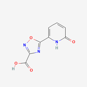 5-(6-Oxo-1,6-dihydropyridin-2-yl)-1,2,4-oxadiazole-3-carboxylic acid