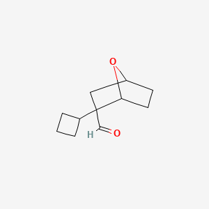 2-Cyclobutyl-7-oxabicyclo[2.2.1]heptane-2-carbaldehyde