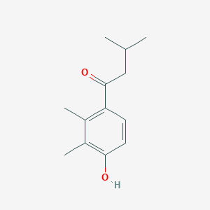 1-(4-Hydroxy-2,3-dimethylphenyl)-3-methylbutan-1-one