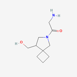 2-Amino-1-(8-(hydroxymethyl)-6-azaspiro[3.4]octan-6-yl)ethan-1-one