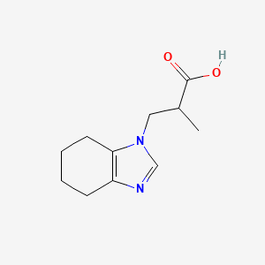 2-Methyl-3-(4,5,6,7-tetrahydro-1H-benzo[d]imidazol-1-yl)propanoic acid