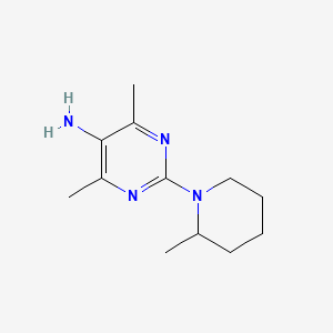 4,6-Dimethyl-2-(2-methylpiperidin-1-yl)pyrimidin-5-amine