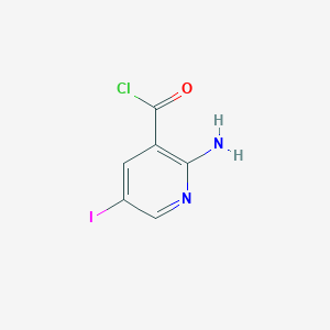 2-Amino-5-iodonicotinoyl chloride