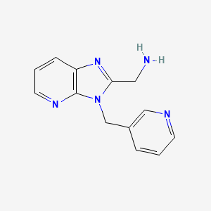 (3-(Pyridin-3-ylmethyl)-3H-imidazo[4,5-b]pyridin-2-yl)methanamine