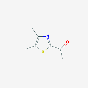 molecular formula C7H9NOS B1334031 2-乙酰基-4,5-二甲基噻唑 CAS No. 7531-76-2