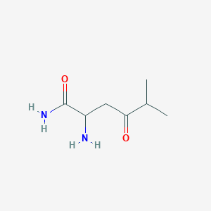 2-Amino-5-methyl-4-oxohexanamide