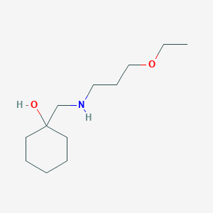 1-(((3-Ethoxypropyl)amino)methyl)cyclohexan-1-ol