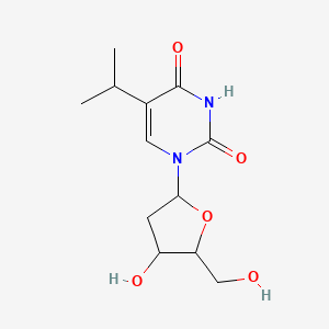 1-(4-Hydroxy-5-(hydroxymethyl)tetrahydrofuran-2-yl)-5-isopropylpyrimidine-2,4(1H,3H)-dione