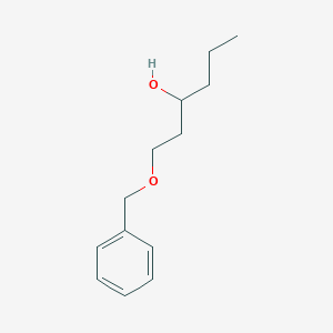 molecular formula C13H20O2 B13340479 1-(Benzyloxy)hexan-3-ol 