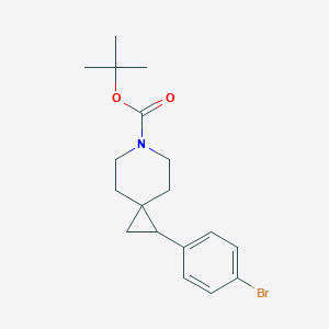 tert-Butyl 1-(4-bromophenyl)-6-azaspiro[2.5]octane-6-carboxylate