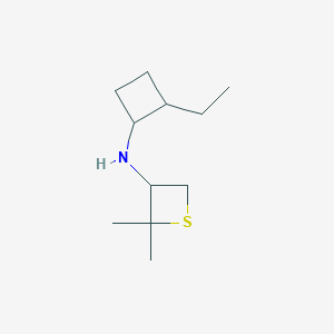 N-(2-Ethylcyclobutyl)-2,2-dimethylthietan-3-amine