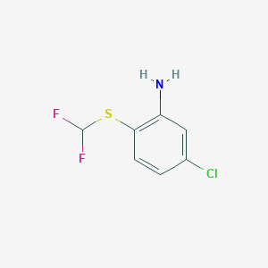 5-Chloro-2-[(difluoromethyl)sulfanyl]aniline