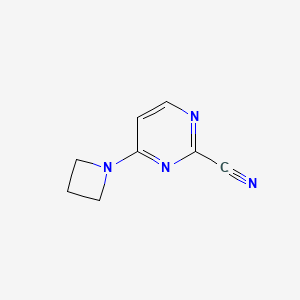 4-(Azetidin-1-yl)pyrimidine-2-carbonitrile