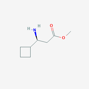 Methyl (3S)-3-amino-3-cyclobutylpropanoate