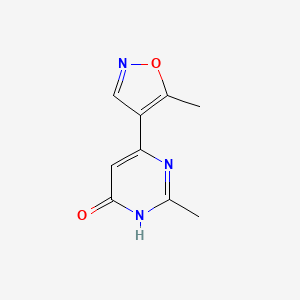 2-Methyl-6-(5-methylisoxazol-4-yl)pyrimidin-4-ol