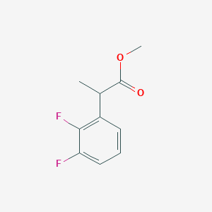 molecular formula C10H10F2O2 B13340606 Methyl 2-(2,3-difluorophenyl)propanoate 