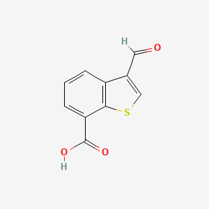 3-Formyl-1-benzothiophene-7-carboxylic acid