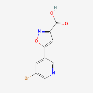 5-(5-Bromo-3-pyridyl)isoxazole-3-carboxylic Acid