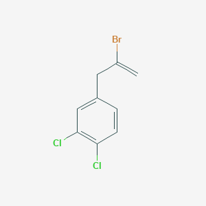 molecular formula C9H7BrCl2 B1334065 2-溴-3-(3,4-二氯苯基)-1-丙烯 CAS No. 842140-32-3
