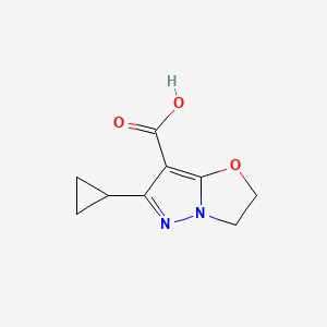 6-Cyclopropyl-2,3-dihydropyrazolo[5,1-b]oxazole-7-carboxylic acid