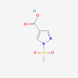 molecular formula C5H6N2O4S B13340704 1-(Methylsulfonyl)-1H-pyrazole-4-carboxylic acid 