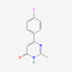 6-(4-Iodophenyl)-2-methylpyrimidin-4-ol