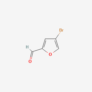 molecular formula C5H3BrO2 B1334072 4-溴-2-糠醛 CAS No. 21921-76-6