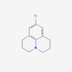 molecular formula C12H14BrN B1334076 9-Bromo-2,3,6,7-tetrahydro-1h,5h-pyrido[3,2,1-ij]quinoline CAS No. 70173-54-5