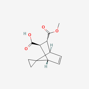 (1R,4S,5R,6R)-6-(Methoxycarbonyl)spiro[bicyclo[2.2.1]heptane-7,1'-cyclopropan]-2-ene-5-carboxylic acid