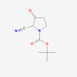 tert-Butyl 2-cyano-3-oxopyrrolidine-1-carboxylate