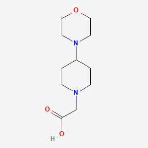 2-[4-(Morpholin-4-yl)piperidin-1-yl]acetic acid