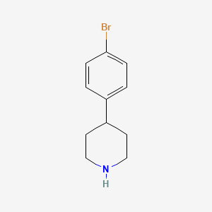 molecular formula C11H14BrN B1334083 4-(4-Bromophenyl)piperidine CAS No. 80980-89-8