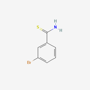 molecular formula C7H6BrNS B1334085 3-Bromothiobenzamide CAS No. 2227-62-5
