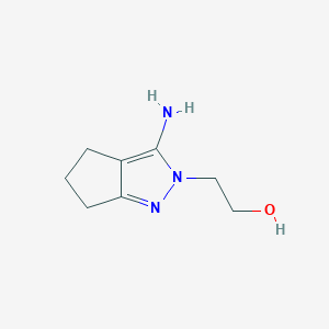 2-(3-amino-5,6-dihydrocyclopenta[c]pyrazol-2(4H)-yl)ethanol