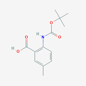 molecular formula C13H17NO4 B1334088 n-Boc-5-methylanthranilic acid CAS No. 669713-60-4