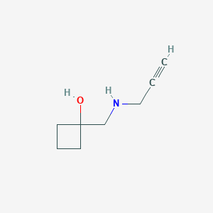 1-((Prop-2-yn-1-ylamino)methyl)cyclobutan-1-ol