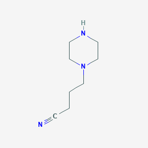 molecular formula C8H15N3 B1334097 1-(3-Cyanopropyl)piperazine CAS No. 5623-94-9