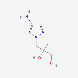 3-(4-Amino-1H-pyrazol-1-yl)-2-methylpropane-1,2-diol